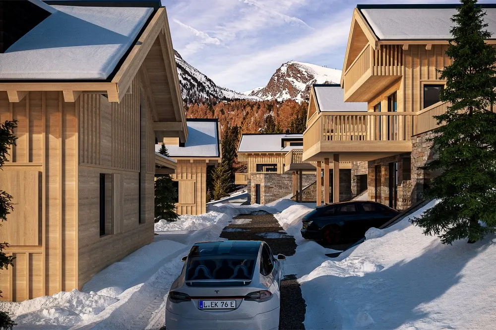 KITZIMMO-exklusives Almchalet 4 in Toplage kaufen - Immobilien Falkertsee Kärnten.