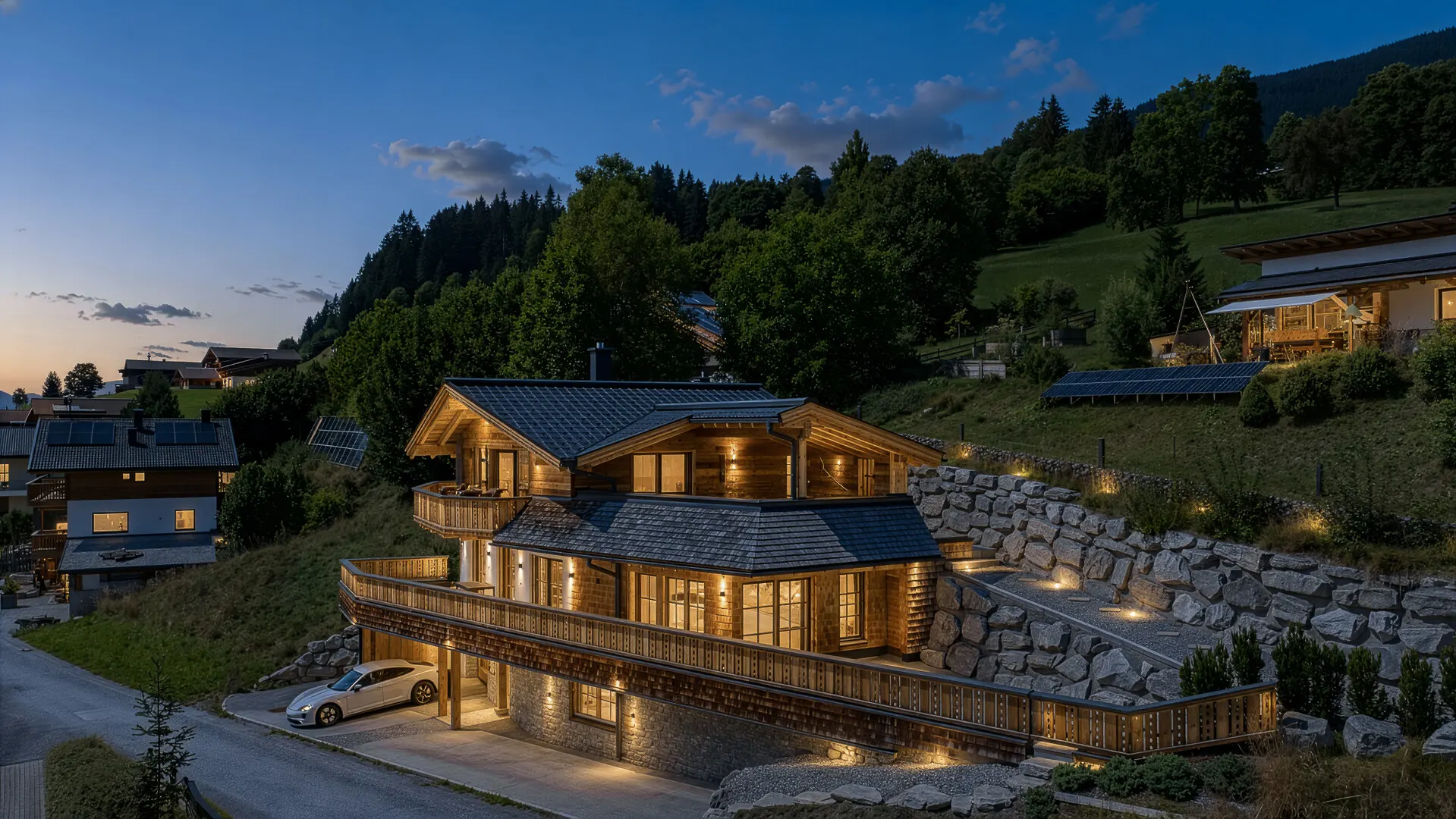 KITZIMMO-Exklusives Chalet am Sonnberg mit Panorama-Ausblick - Immobilien Zell am See.